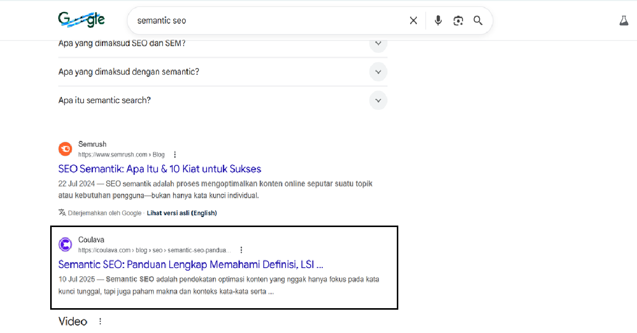 Contoh konten evergreen Coulava