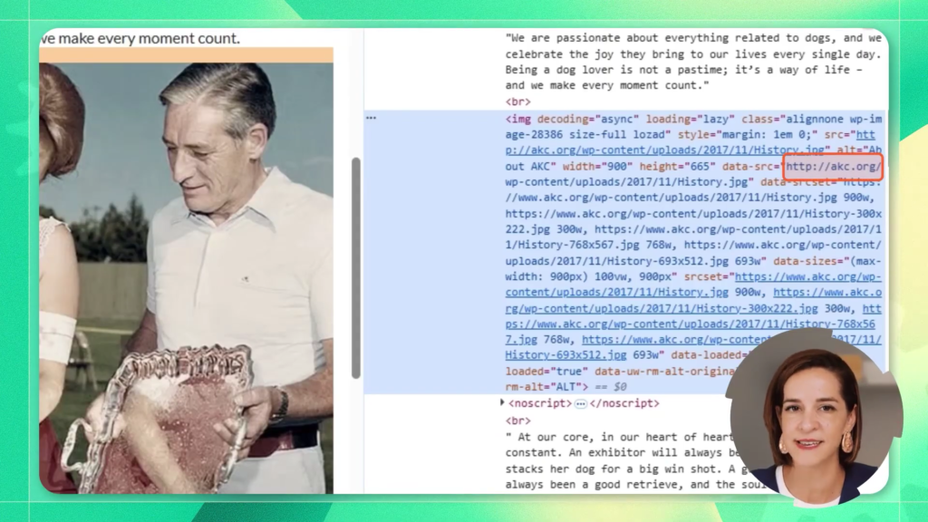 Tentang mixed content dari Semrush academy course